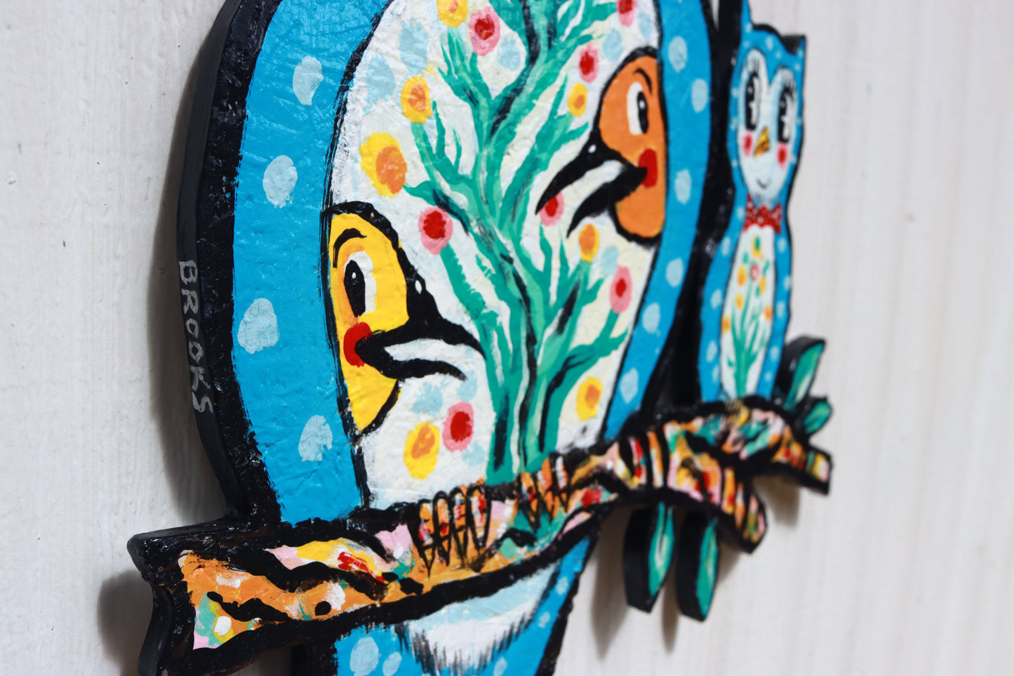 Big Blue Owl and Baby Blue