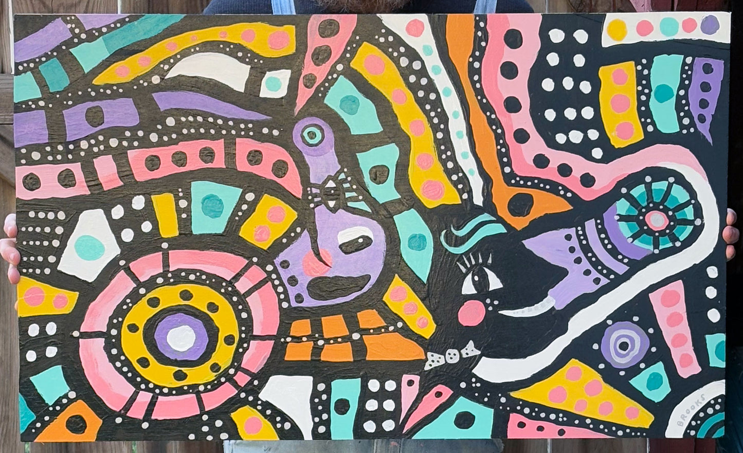 This Painting Was Originally About A Horse