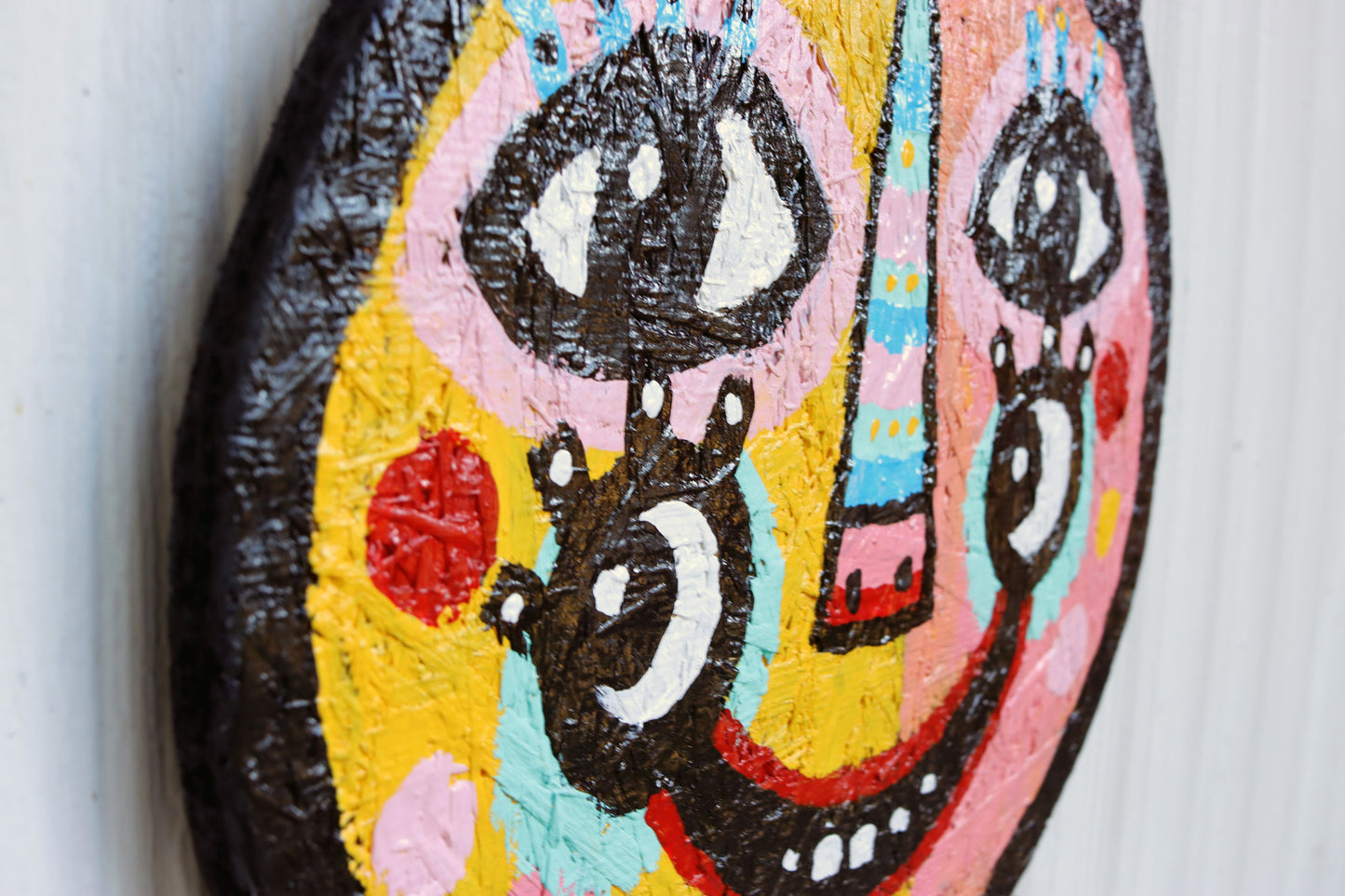Pink Yellow 4 Eye Bear
