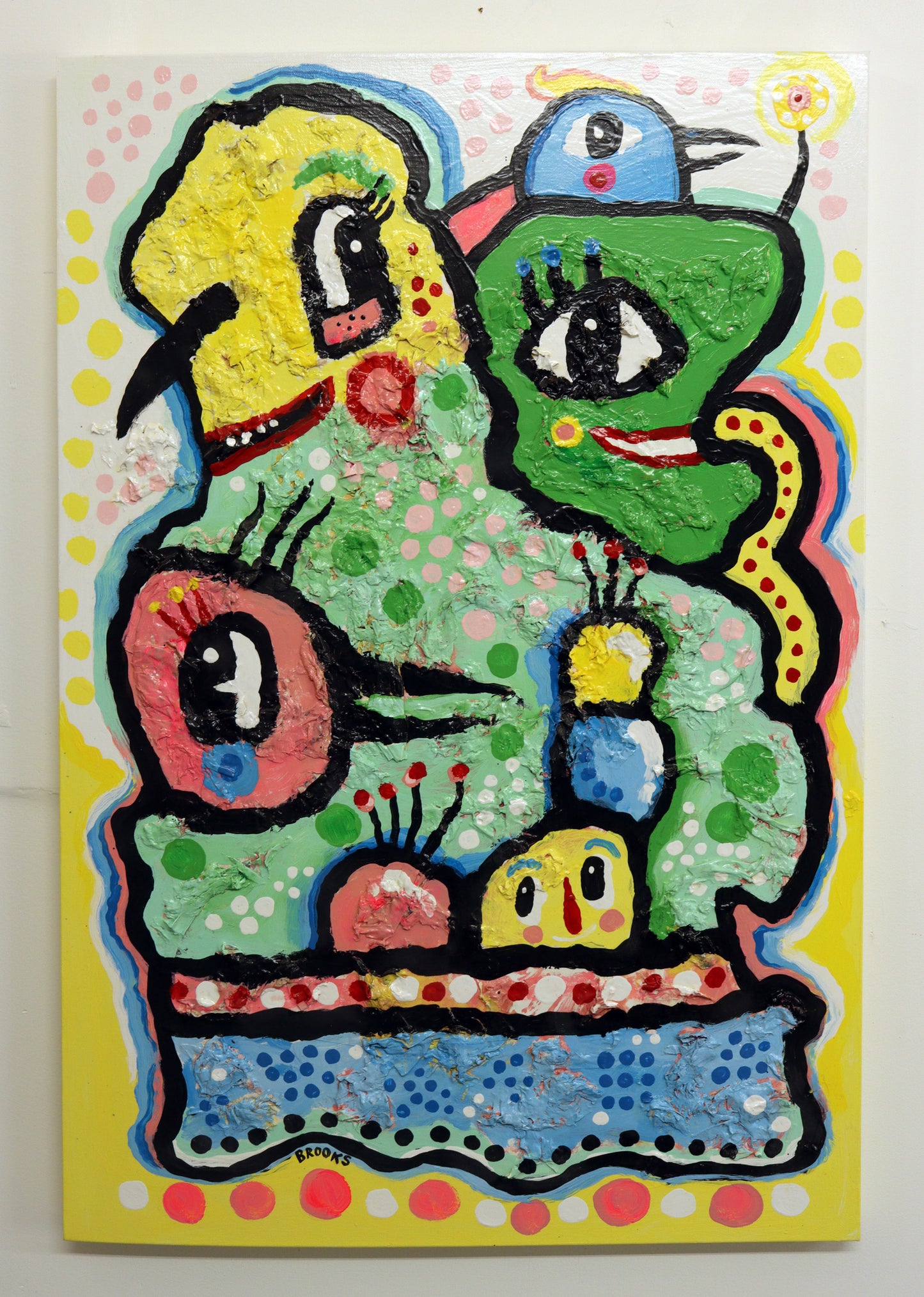 Three Birds and a Cactus