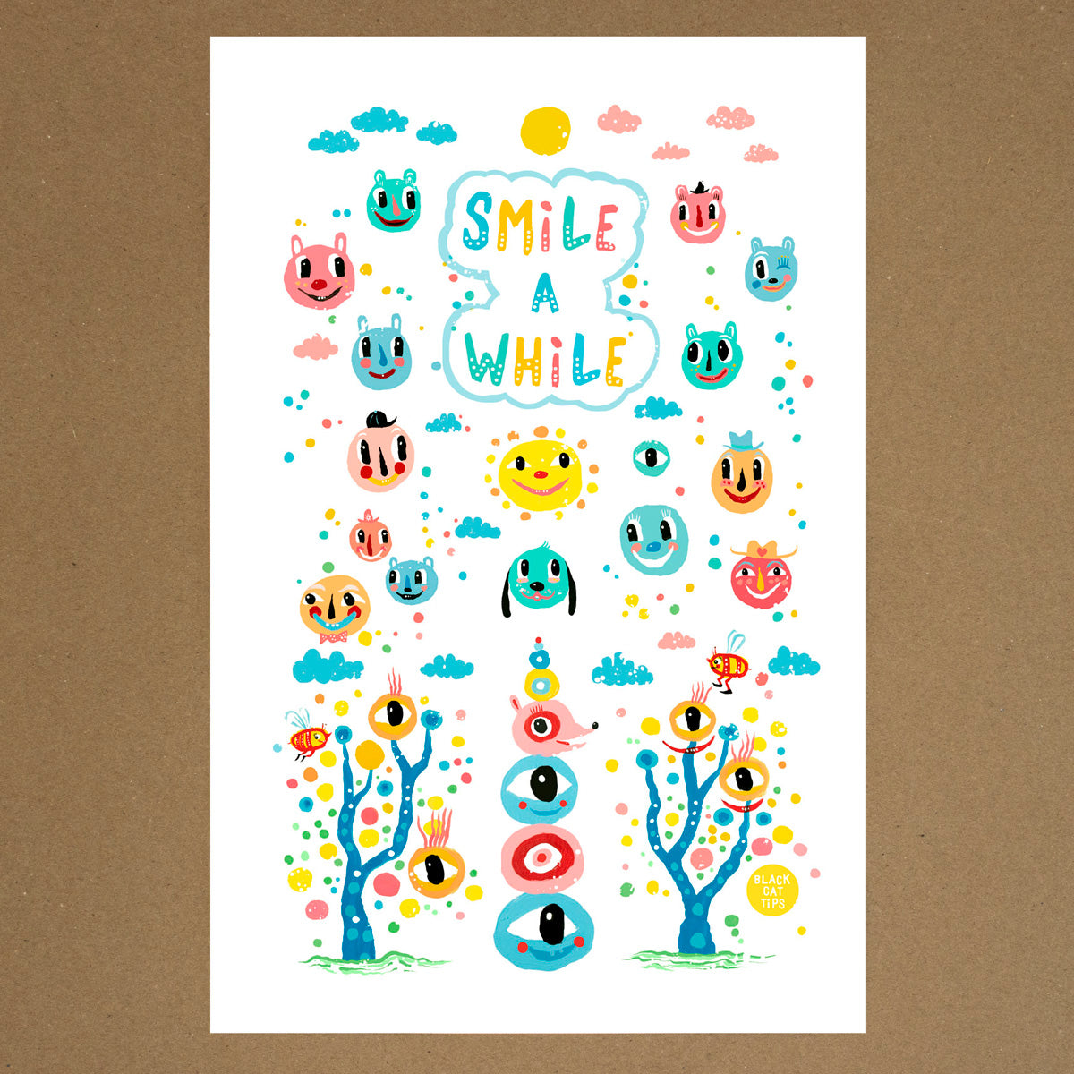 Smile A While Poster - Sunny Day