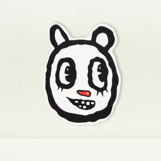 Single BlackCatTips Bear Sticker