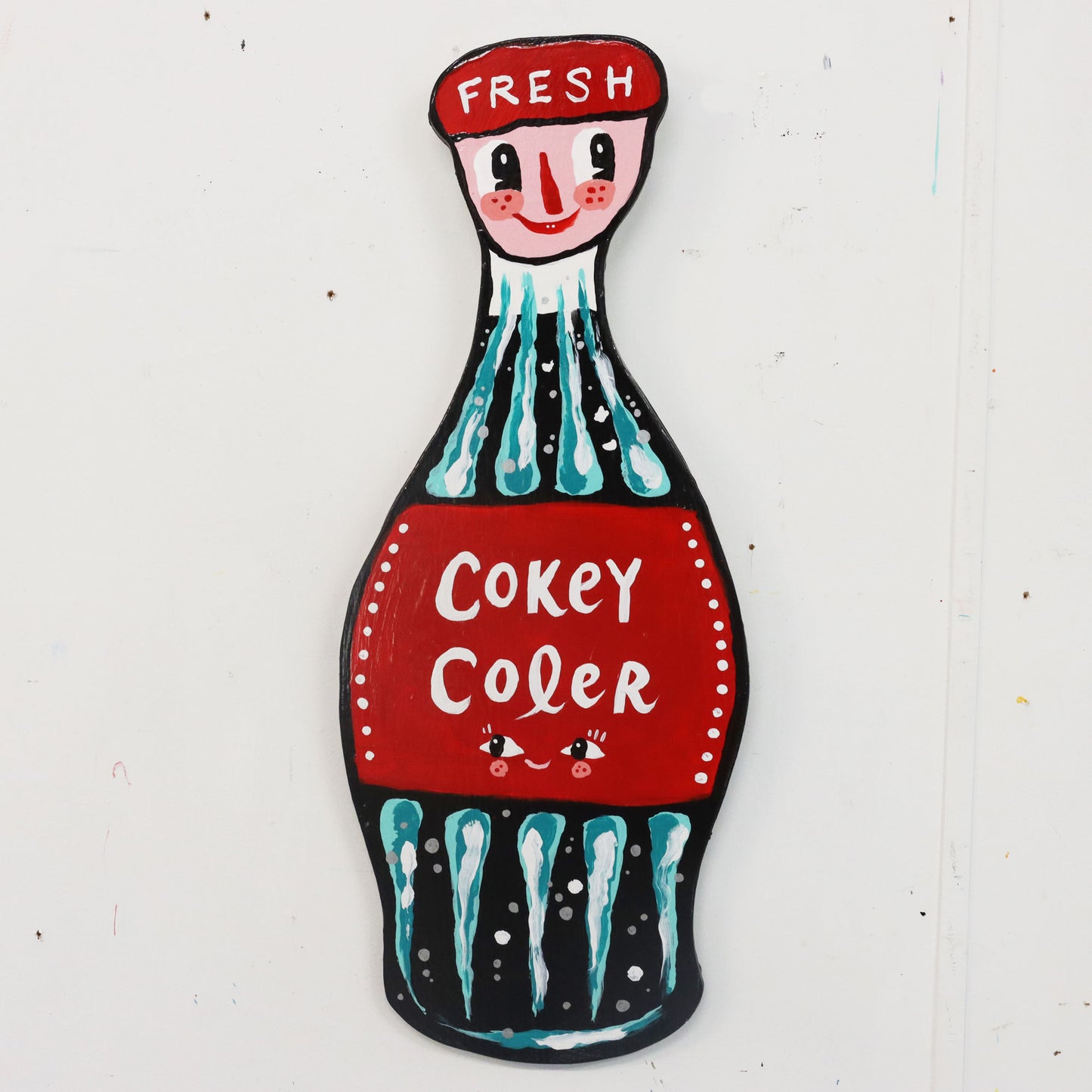 Round Belly Cokey Coler Bottle