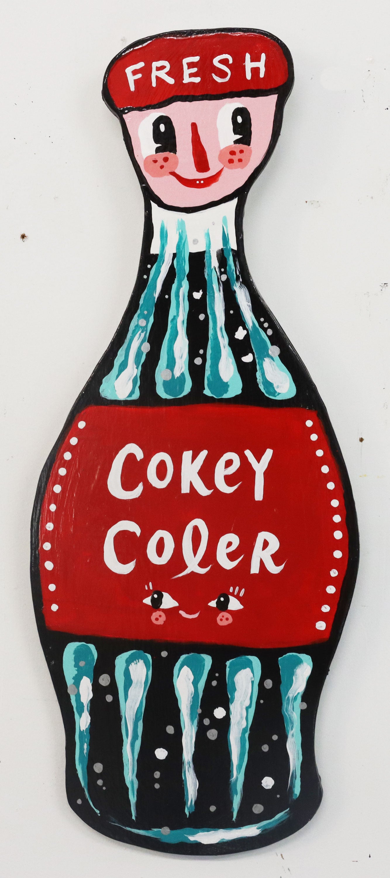 Round Belly Cokey Coler Bottle