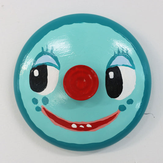 Double Teal Pot Top