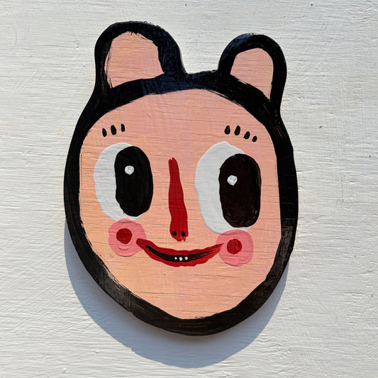 Peach Black Bear