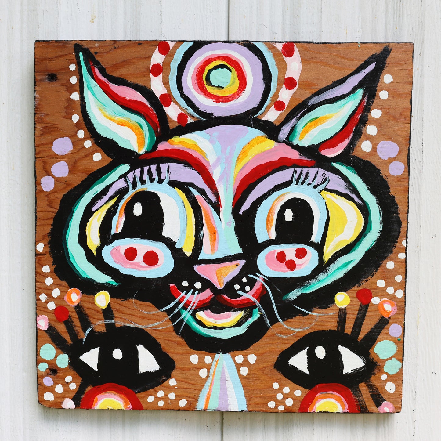 Rainbow Swirl Cat