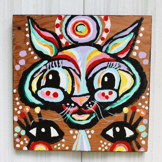 Rainbow Swirl Cat