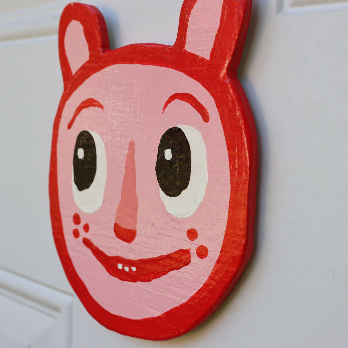 Red Pink Magnet Bear