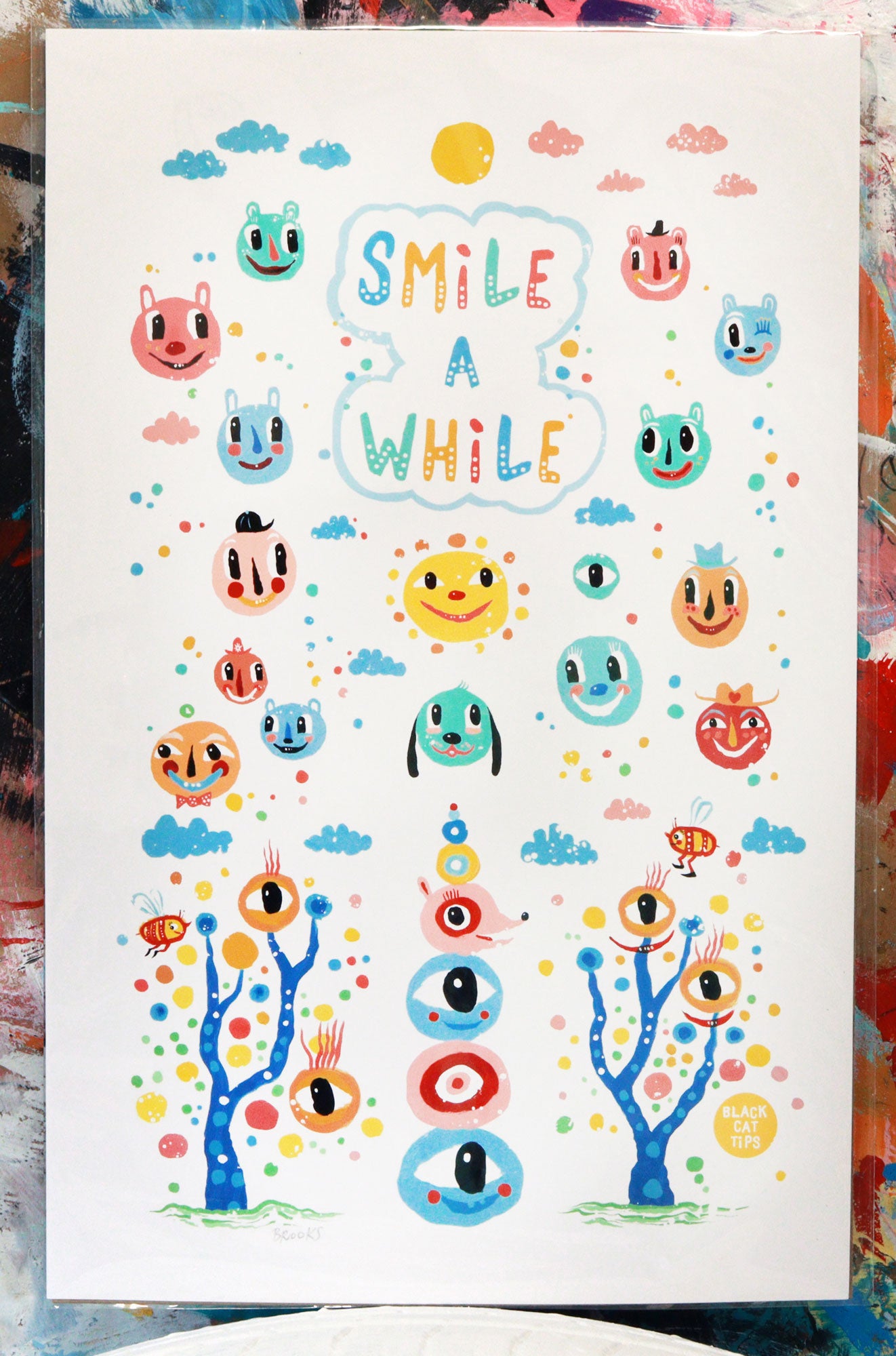 Smile A While Poster - Sunny Day