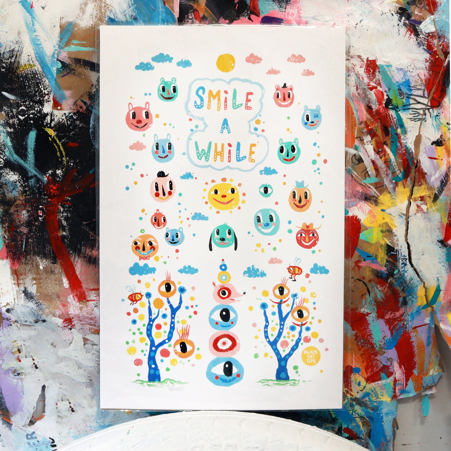 Smile A While Poster - Sunny Day