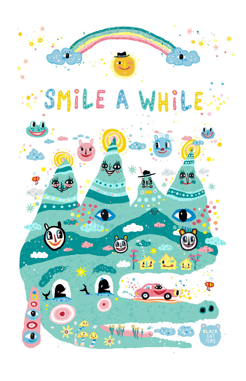 Smile A While Poster - Green Mountain