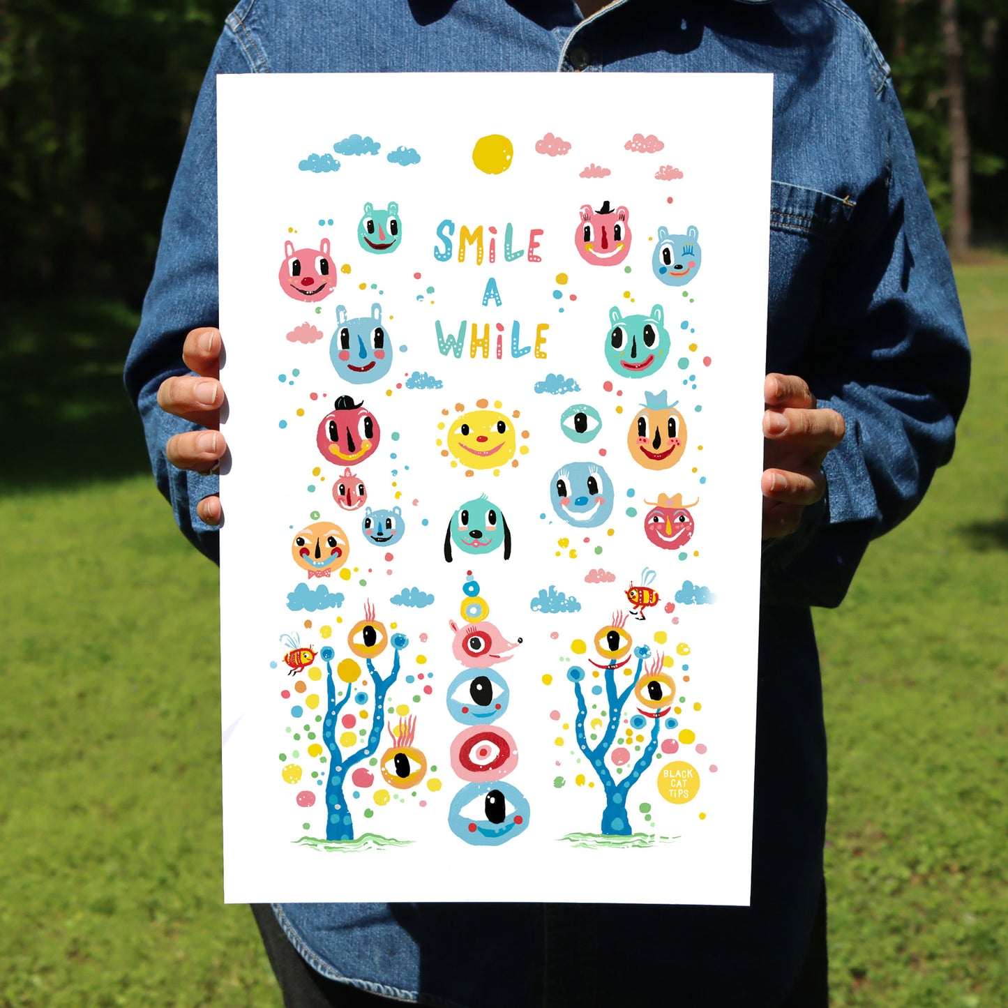 Smile A While Poster - Sunny Day